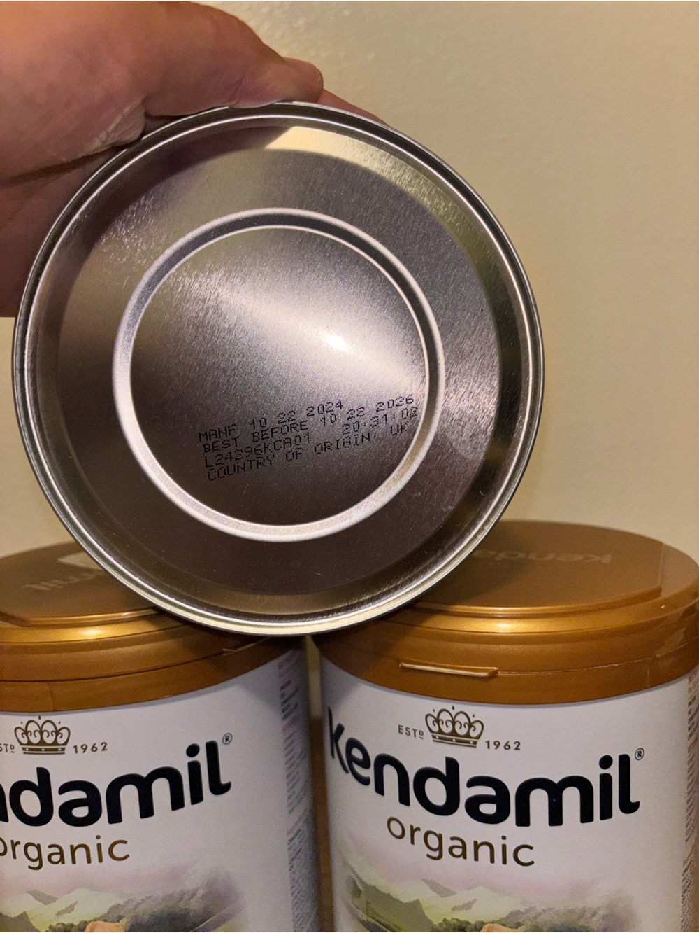 Kendamil Organic Stage 1 formula set of 3 sealed - Picture 4 of 5